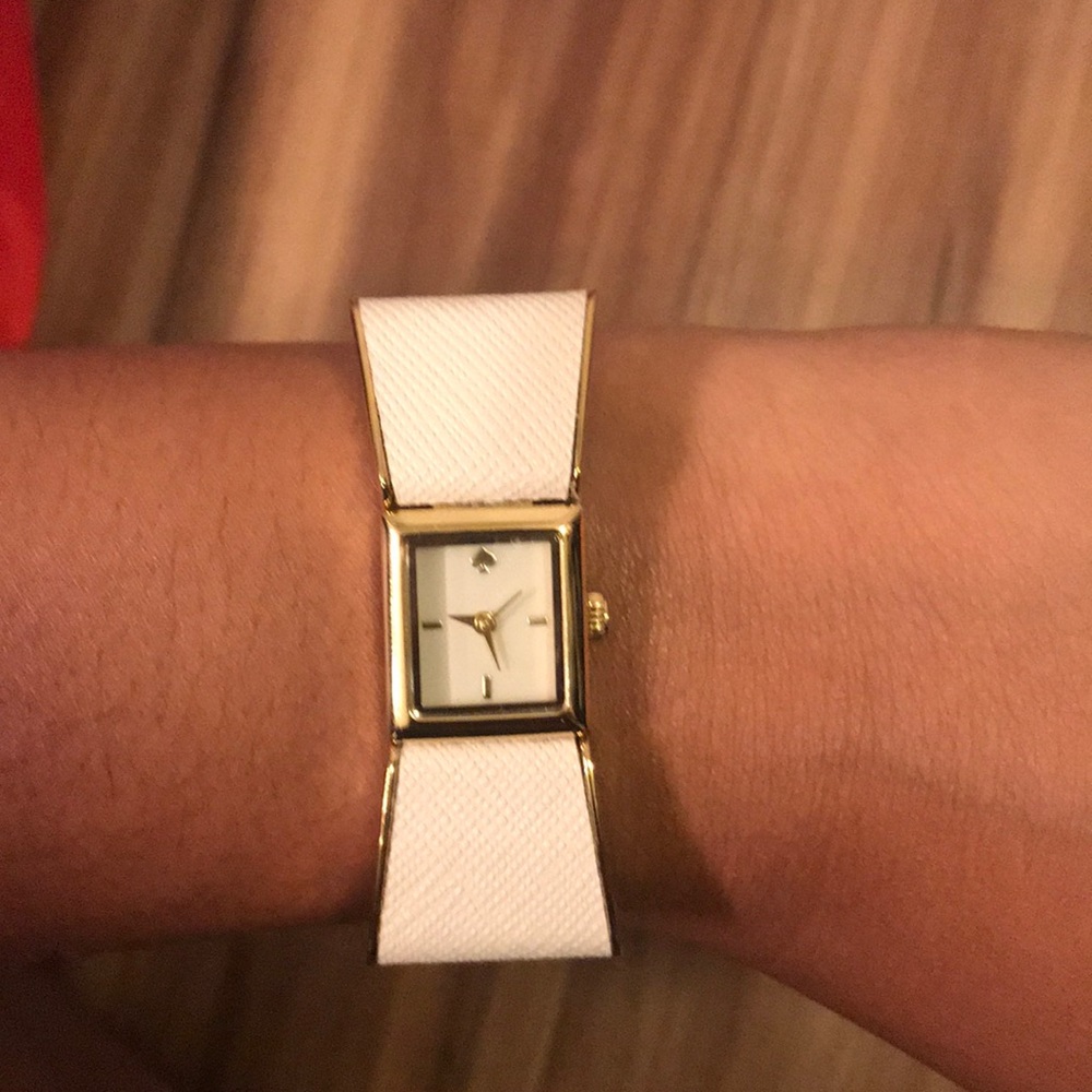 Kate spade leather bow watch